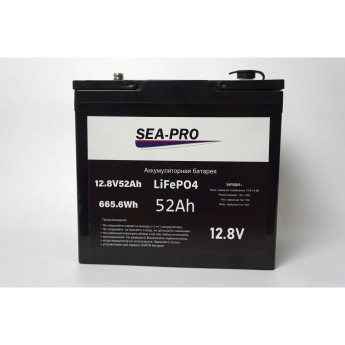 Аккумуляторная батарея тяговая SEA-PRO LIFEPO 4 12,8 В 52А/ч